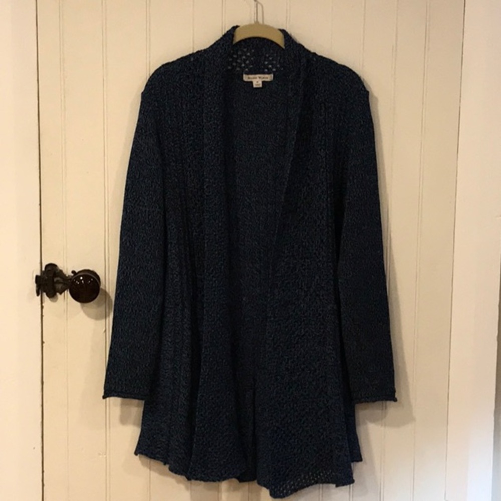 Studio Works flaired open cardigan